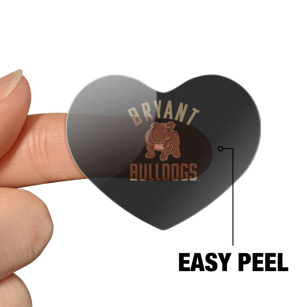 Bryant University Official Logo Heart Shaped Planner Calendar Scrapbook Craft Stickers - Image 4