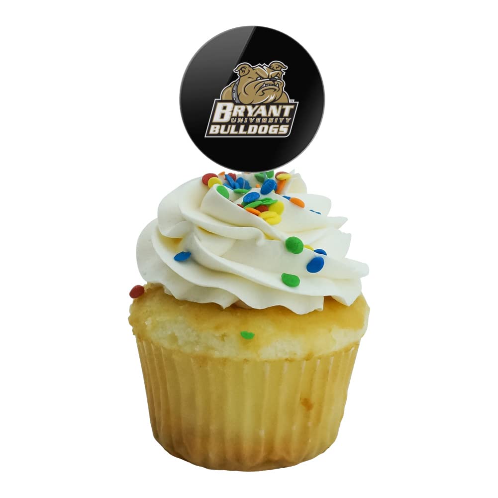 Bryant University Secondary Logo Cupcake Picks Toppers Decoration Set of 6 - Image 5