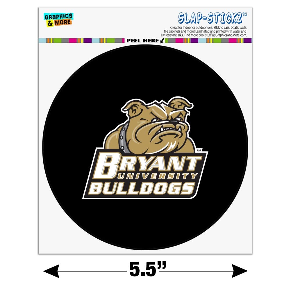 GRAPHICS & MORE Bryant University Secondary Logo Automotive Car Window Locker Circle Bumper Sticker - Image 6