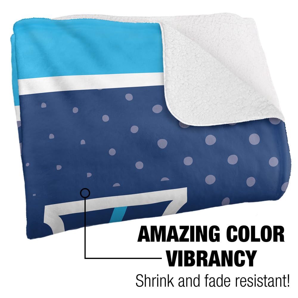 LOGOVISION Official Collegiate Logo Dots Collection Silky Touch Sherpa Back Super Soft Throw Blanket Collection - Image 3